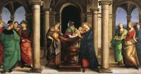 Raphael - The Presentation in the Temple, Oddi altar, predella